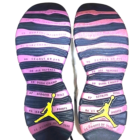 Air Jordans 10 Retro. Unisex. Size 5 Youth. Hard To Find Color Combo - Picture 5 of 16
